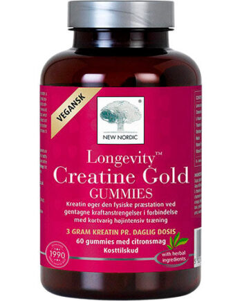- Vegansknew Nordic Longevity Creatine Gold Gummies