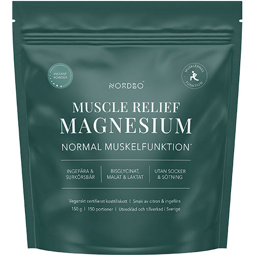 - Vegansknordbo Muscle Relief Magnesium Instant Pulver