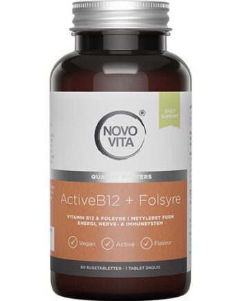 - Vegansknovo Vita Activeb12   Folsyre