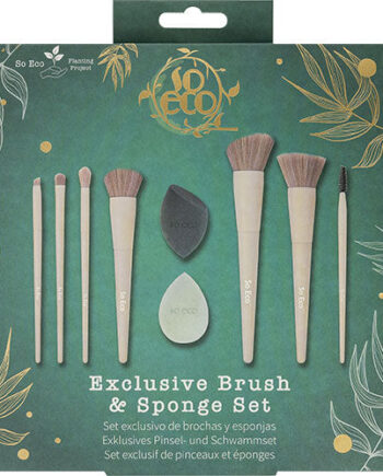 - Veganskso Eco Exclusive Brush   Sponge Set Værdi 238 -