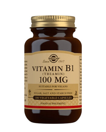 - Vegansksolgar B1-vitamin 100 Mg  Thiamin