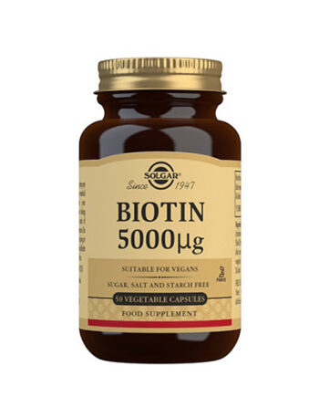 - Vegansksolgar Biotin 5000 Ug