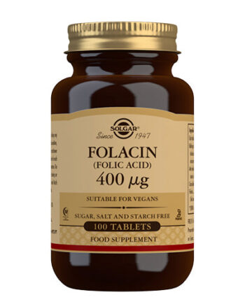 - Vegansksolgar Folsyre 400 Mcg