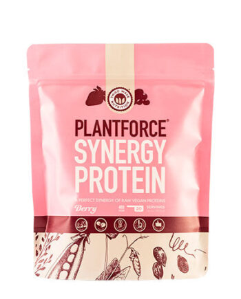 - Vegansksynergy Protein Bær Plantforce