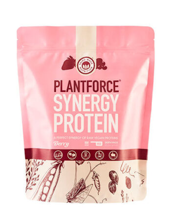 - Vegansksynergy Protein Bær Plantforce