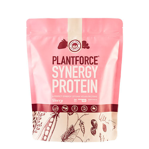 - Vegansksynergy Protein Bær Plantforce