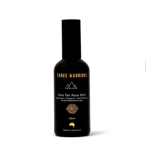 - Veganskthree Warriors Face Tan Aqua Mist