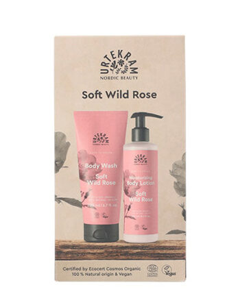 - Veganskurtekram Gaveæske Soft Wild Rose Body Lotion   Body Wash