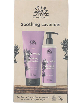 - Veganskurtekram Gaveæske Soothing Lavender Body Lotion   Body Wash