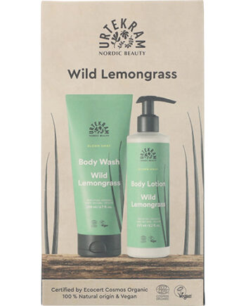 - Veganskurtekram Gaveæske Wild Lemongrass Body Lotion   Body Wash