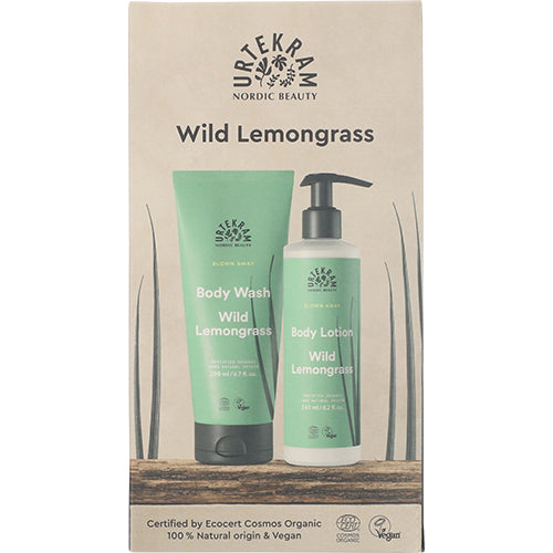 - Veganskurtekram Gaveæske Wild Lemongrass Body Lotion Body Wash