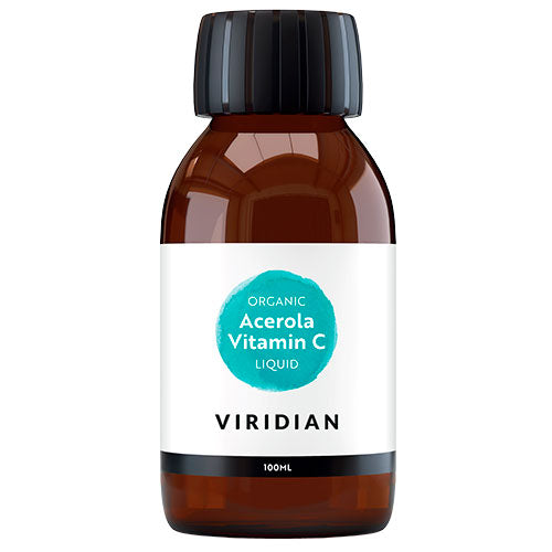 - Veganskviridian Nutrition Acerola Vitamin Flydende økologisk