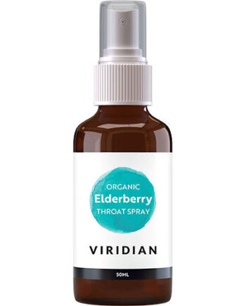 - Veganskviridian Nutrition Elderberry Throat Spray  Halsspray   økologisk