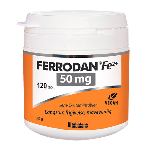 - Veganskvitabalans Ferrodan Fe2 50 Mg