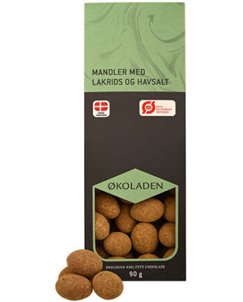 økoladen Mandler    Lakrids Og Havsalt  økologisk