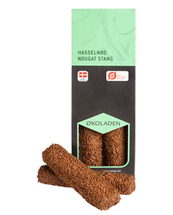 økoladen Nougat Stang Hasselnød  økologisk
