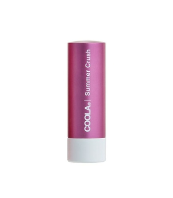 Coola Mineral Liplux Tinted Lip Balm Spf 30 Summer Crush  Dark Pink