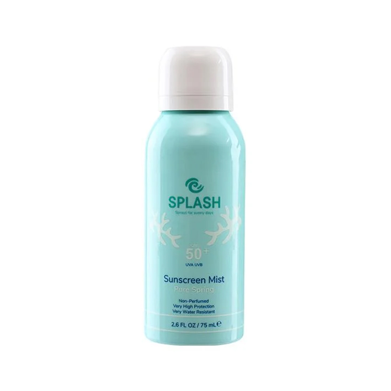 Splash Pure Spring Non-perfumed Sunscreen Mist Spf 50 75 Ml