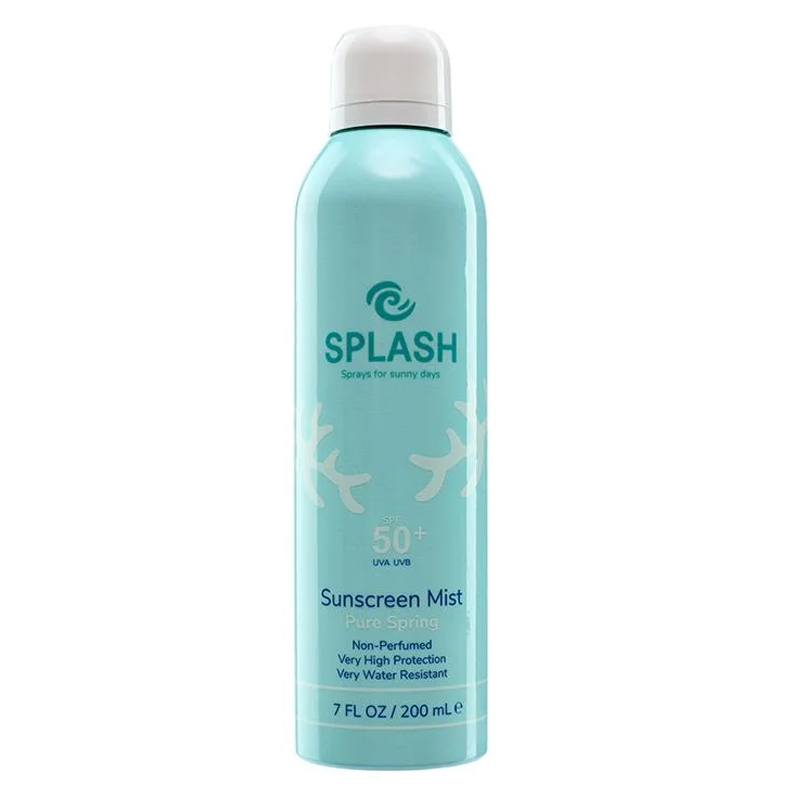 Splash Pure Spring Non-perfumed Sunscreen Mist Spf 50 200 Ml