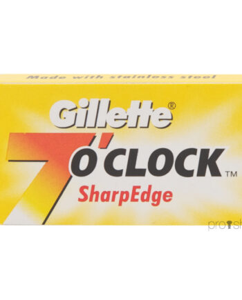 Gillette     39 Clock Sharpedge De-barberblade  Gul  2x5 Stk   10 Stk