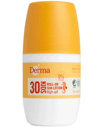 Derma Kids Sollotion Roll-on Spf30  50 Ml  Vandfast Solcreme
