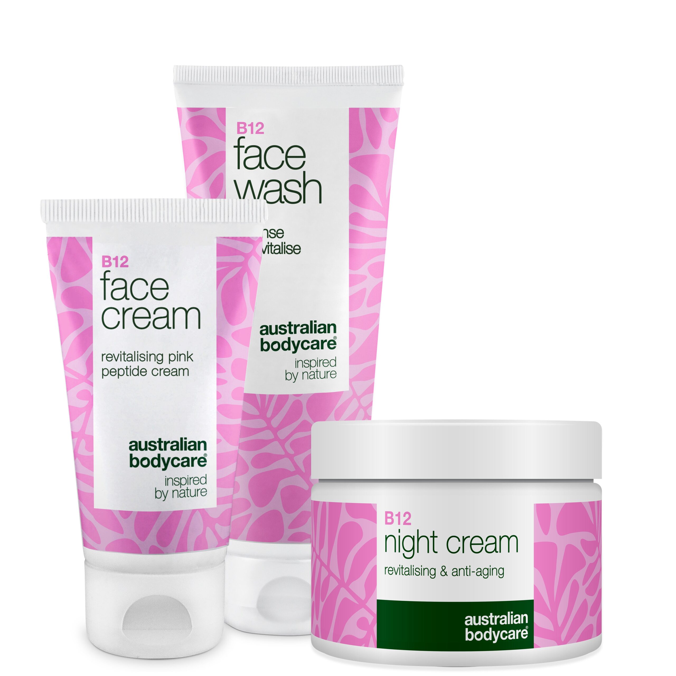 B12 Hudplejesæt Mod Rødme Ansigtsrens Dag- Og Natcreme B12 Hudpleje Til Rødme Og Tendens Til Rosacea Rens Dagcreme Og Natcreme Der Beroliger Og Fugter