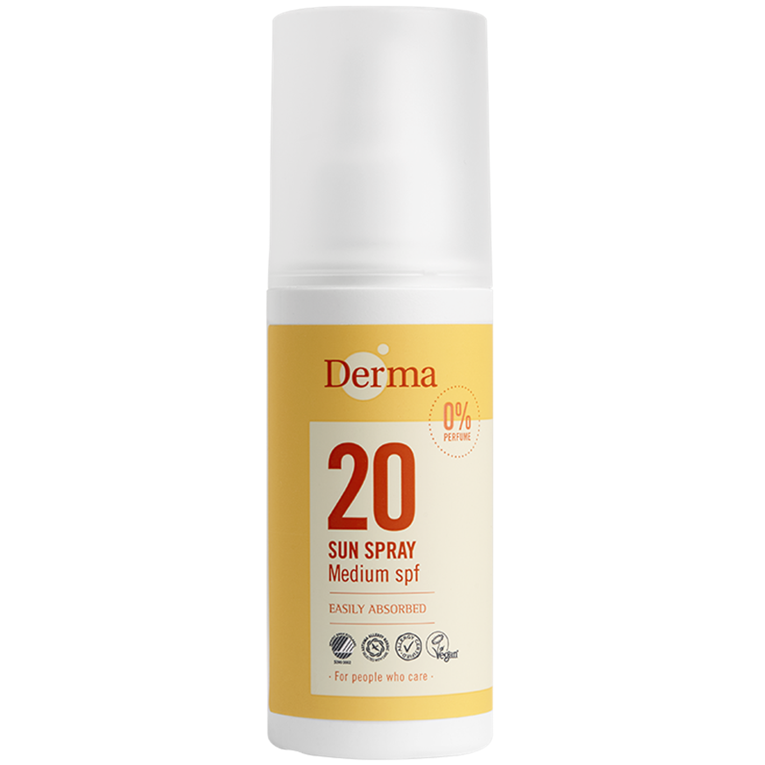 Derma Solspray Spf20 150 Ml Vandfast Solcreme