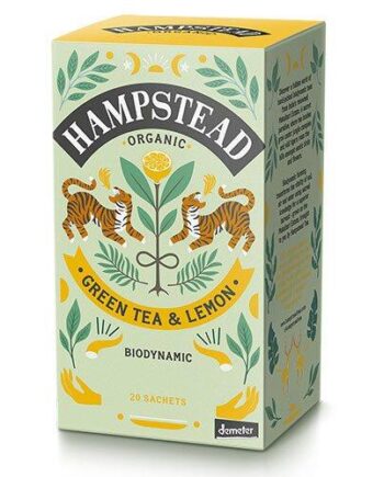 Hampstead Grøn Te   Citron   Demeter 20 Breve