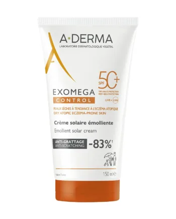 -derma Exomega Control Emollient Solar Cream Spf50  150ml