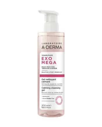 -derma Exomega Face Calming Cleansing Gel 200ml