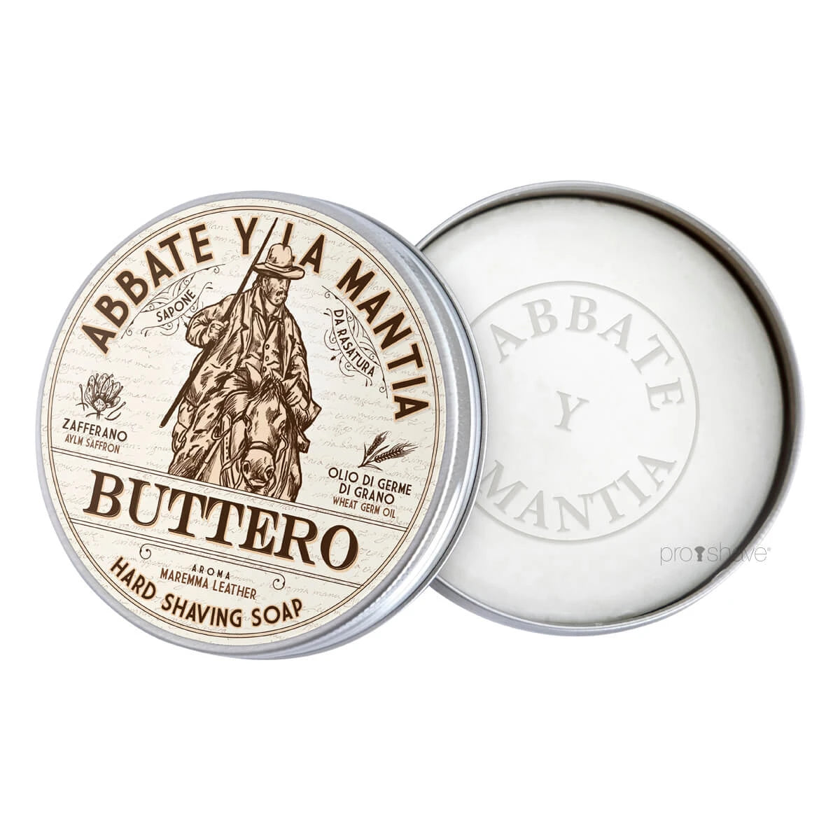 Abbate La Mantia Barbersæbe Buttero 80 Gr