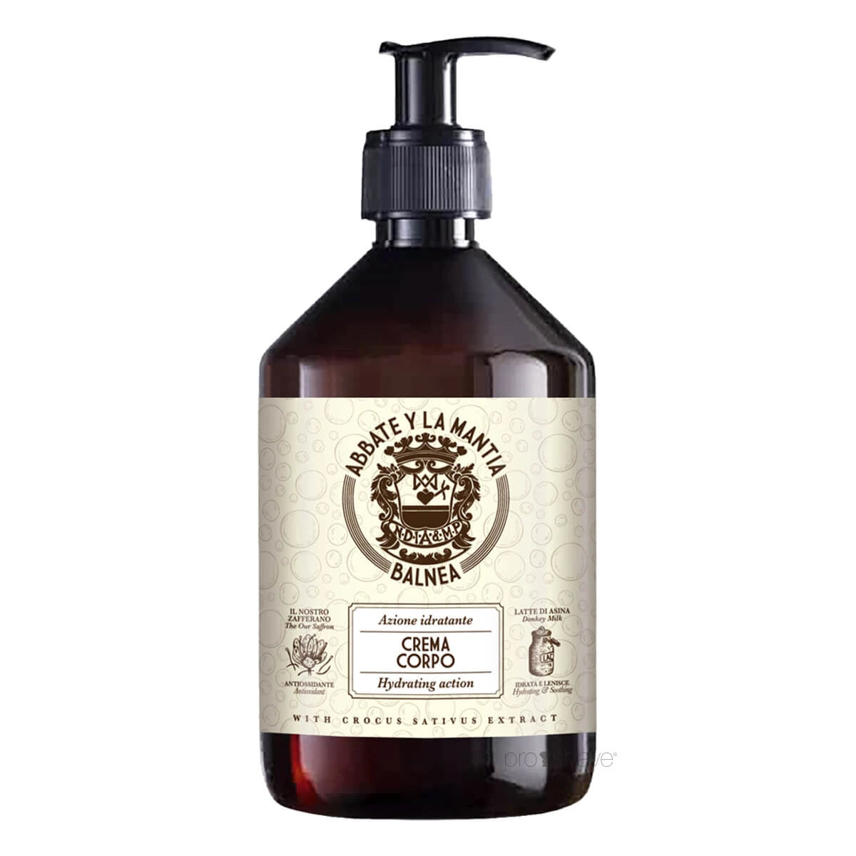 Abbate La Mantia Body Creme Kvinder 500 Ml