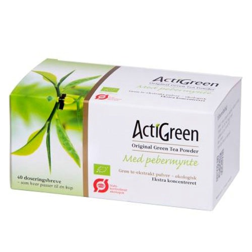 Actigreen Grøn Te Pebermynte    Bull  40 Breve