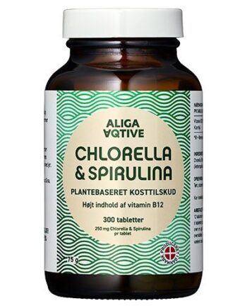 Aliga Aqtive Chlorella   Spirulina Tabletter  300tab