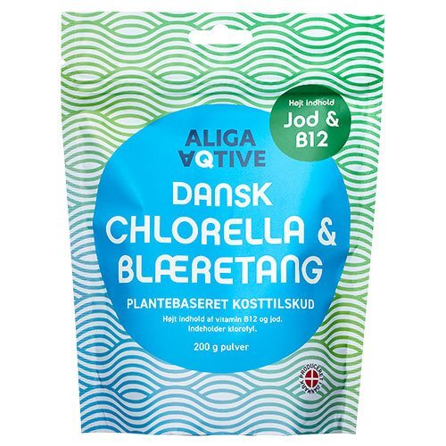 Aliga Aqtive Dansk Chlorella Blæretang 200g