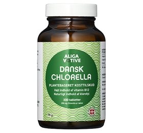 Aliga Aqtive Dansk Chlorella Pulver 200