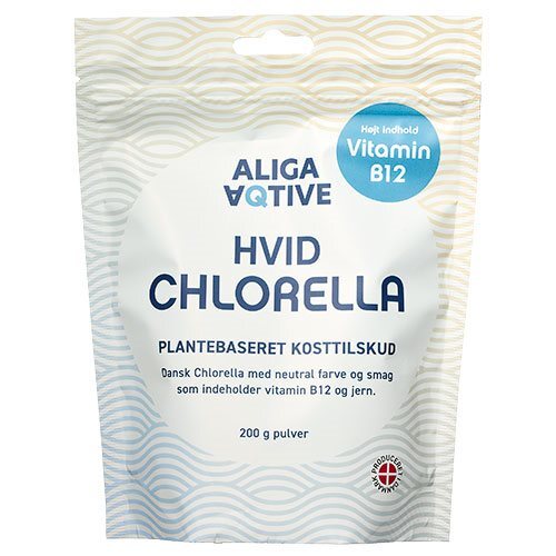 Aliga Hvid Chlorella Pulver 200  Gram