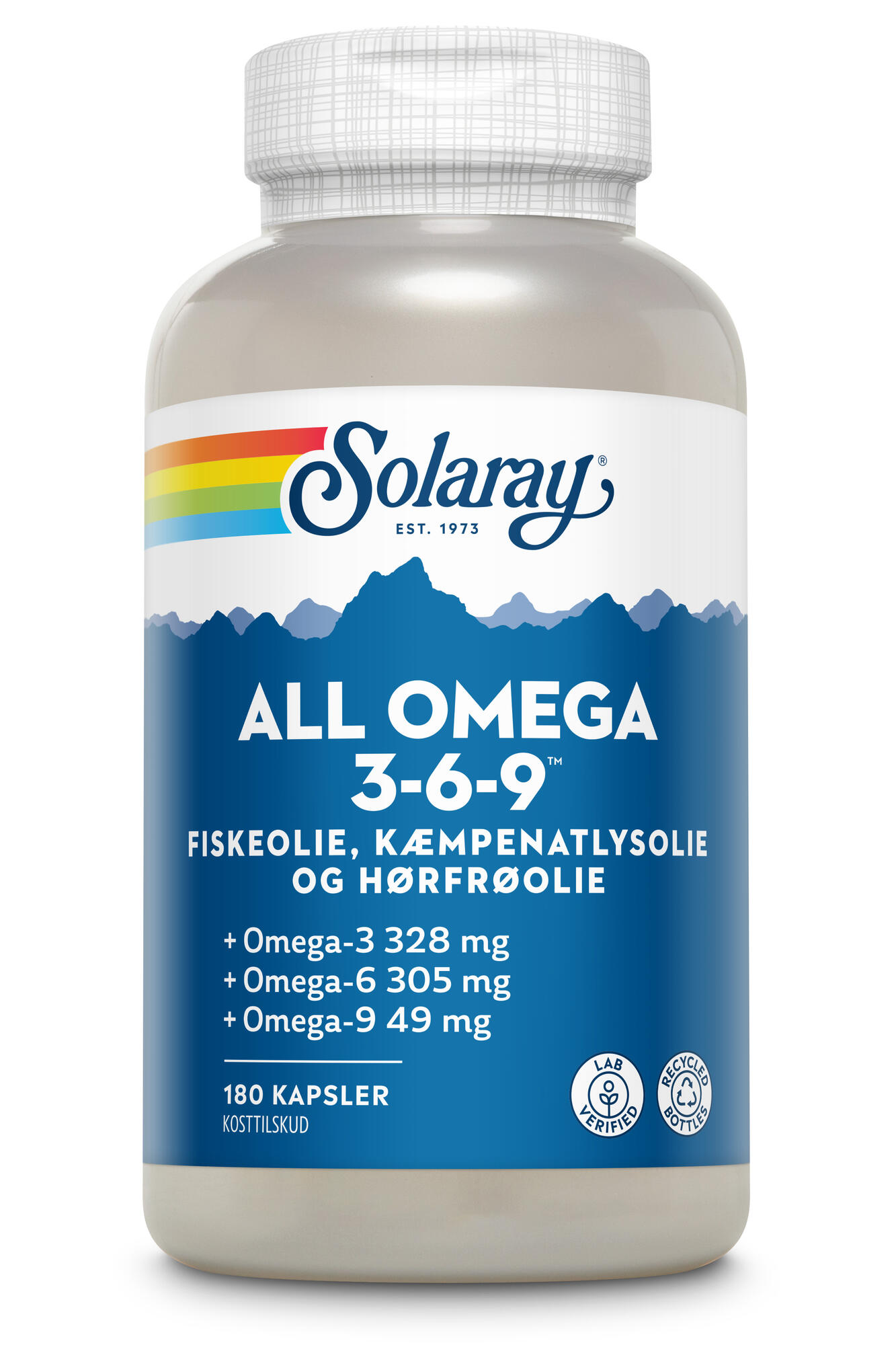 All Omega  - -  Solaray 180 Kapsler