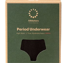 Allmatters Menstruationstrusse High Waist Underwear Moderate Heavy