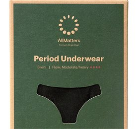 Allmatters Menstruationstrusser Bikini Underwear Moderate Heavy Xs