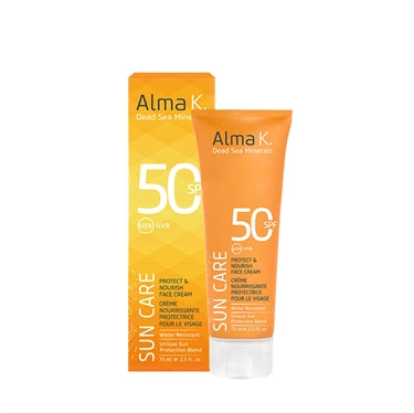 Alma   Sun Care Protect   Nourish Face Cream Spf50 75 Ml