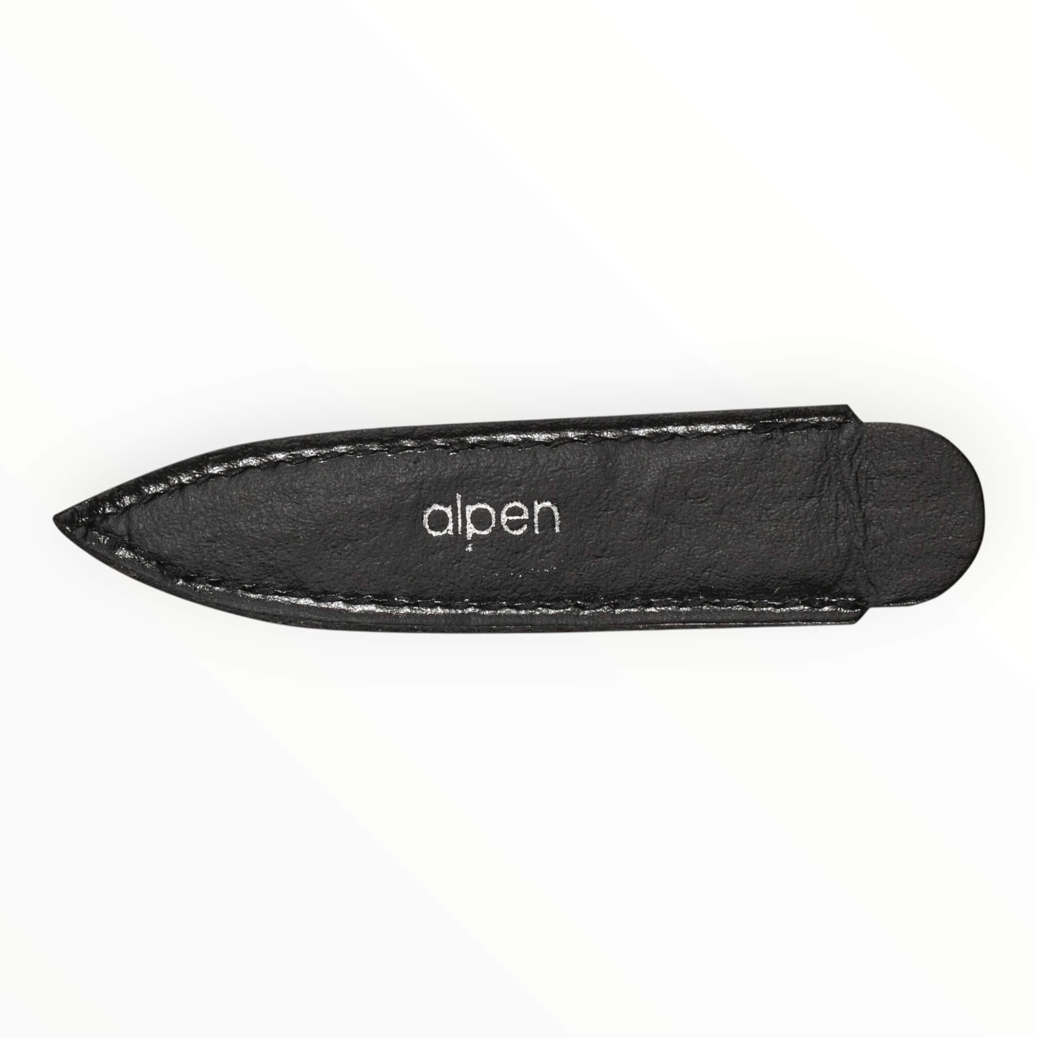 Alpen Etui Til Saks  Læder  12 Cm