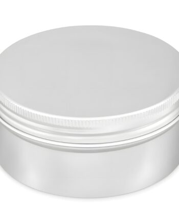 Aluminium Bøtte 350 Ml Skumgummipude   Låg  Lakeret For Beskyttelse  Diameter 108 Mm  Højde 45 Mm Hedenhus