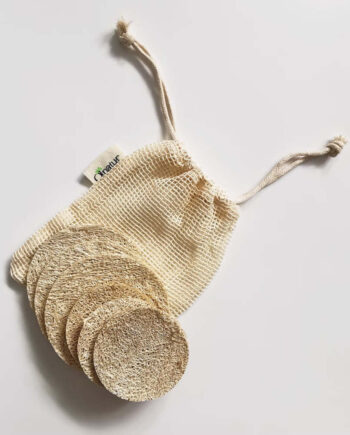 Loofah Eksfolierende Ansigtssvampe   Stk