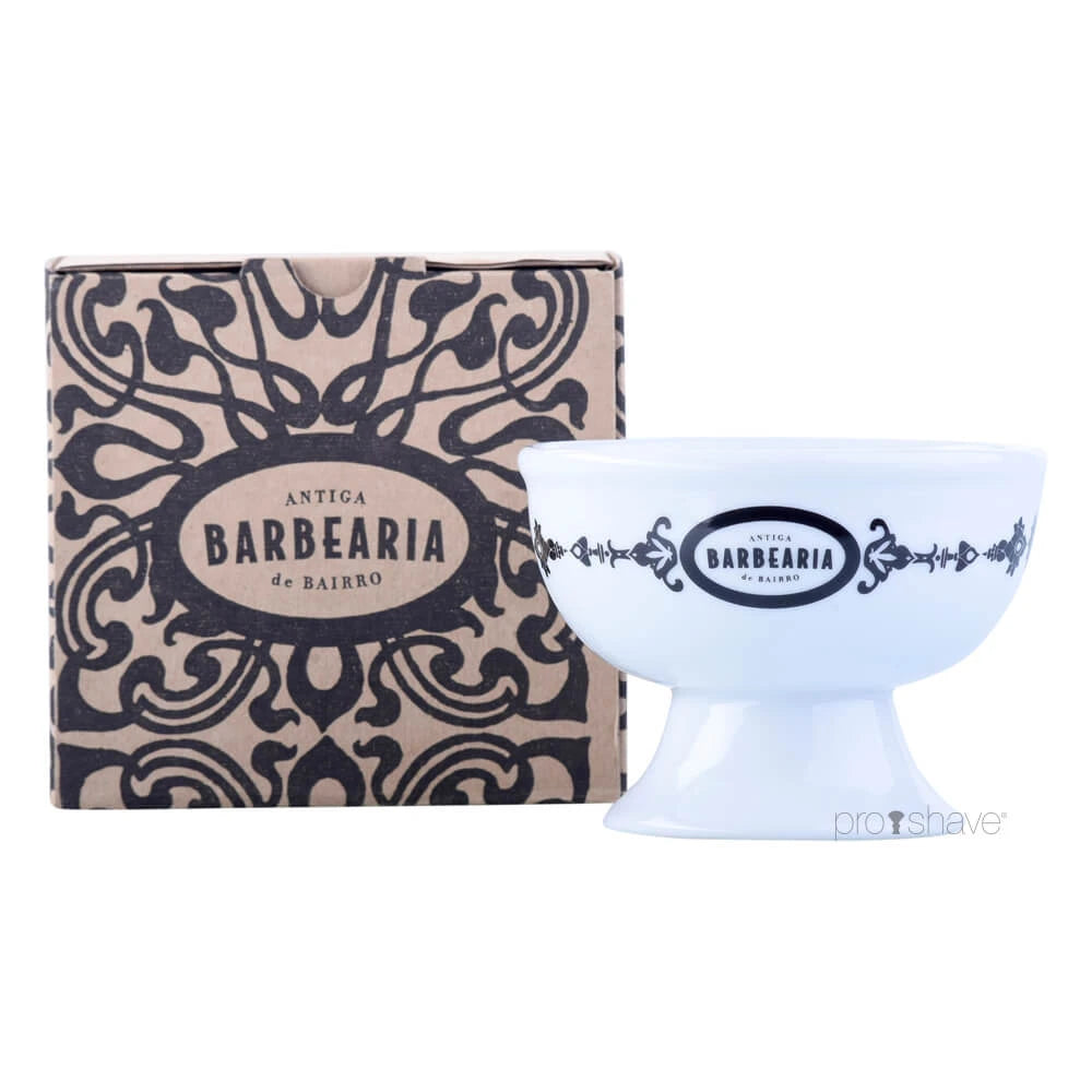 Antiga Barbearia De Bairro Barberskål Hvid