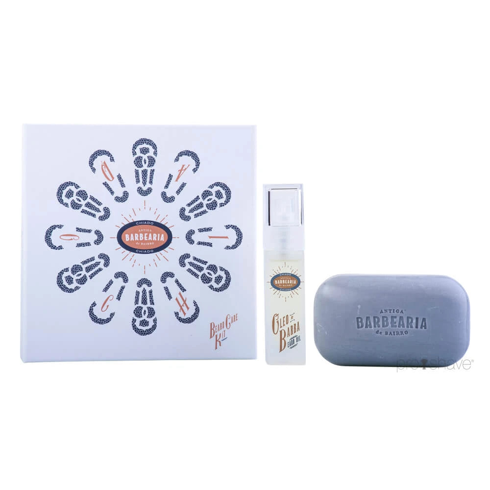 Antiga Barbearia De Bairro Gaveæske Beard Care Kit Chiado