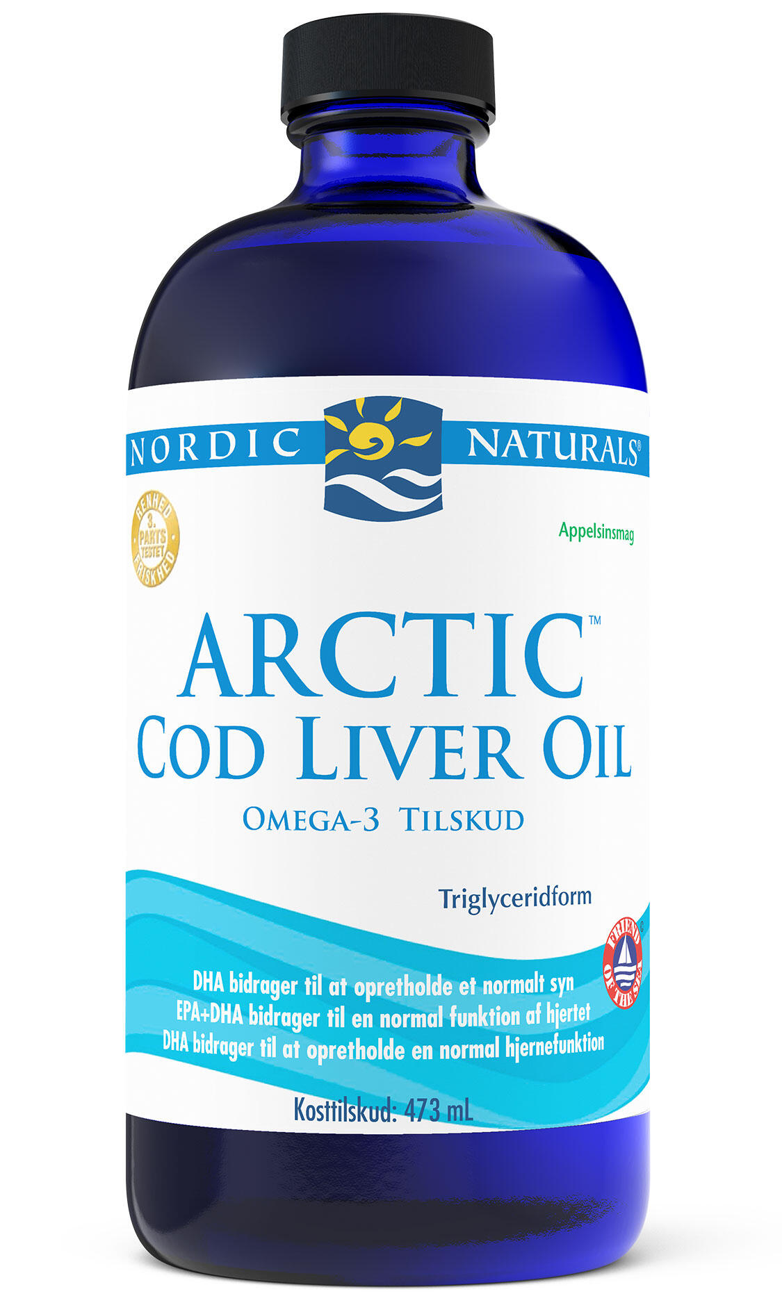 Arctic Cod Liver Oil  Appelsinsmag 473 Ml