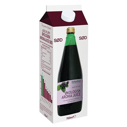 Aronia Juice Med Rørsukker 750 Ml