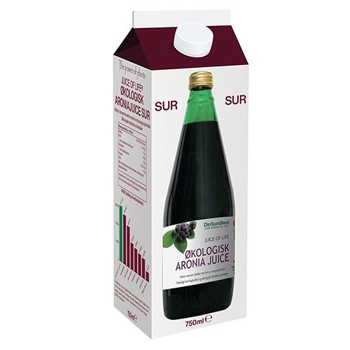 Aronia Juice Uden Sukker 750 Ml