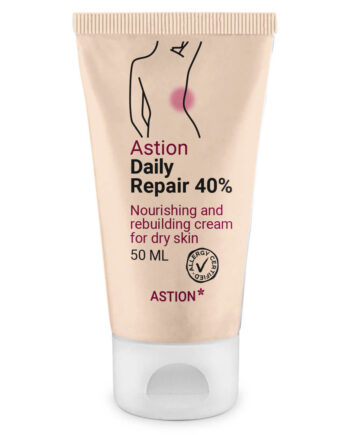 Astion Daily Fedtcreme 40      Daglig Fugtpleje Ved Eksem Og Kløe 50 Ml